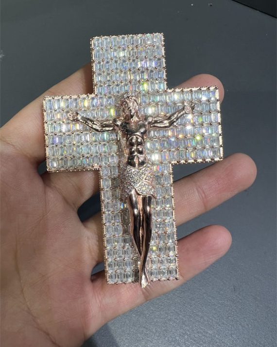 vvs-moissanite-baguettes-925-sterling-silver-plated-with-18k-rose-gold-icedout-luxury-jesus-pendant-cross