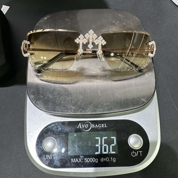 vvs-moissanite-luxury-icedout-glasses-brown-lenses